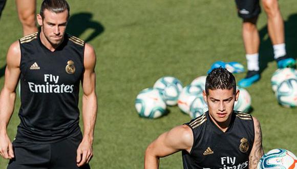 Bale y James volverán dentro de poco a jugar por el Real Madrid. (Foto: Agencias)