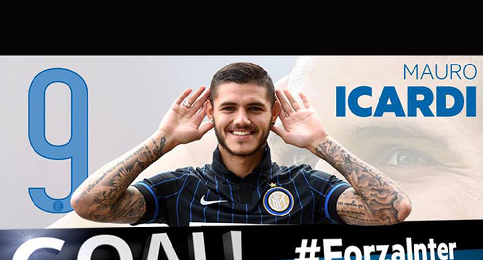 Mauro Icardi abre el marcador. (Foto: Inter de Milan)