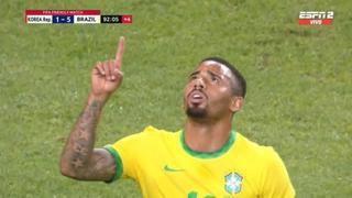 Carnaval en Corea del Sur: Gabriel Jesus cerró goleada de 5-1 para Brasil en amistoso | VIDEO