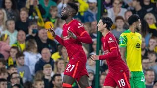 Liverpool FC vs. Norwich: resumen y goles del partido por la Copa de la Liga inglesa 