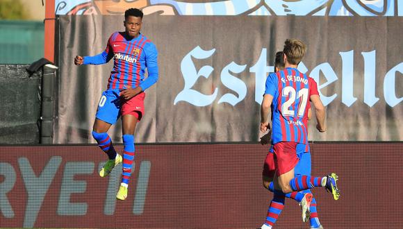 Ansu Fati ya lleva 17 goles con camiseta del Barcelona. (Foto: AP)