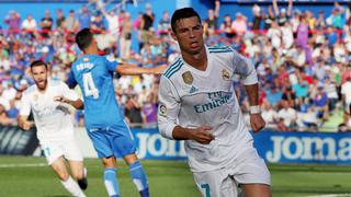 Real Madrid ganó 2-1 al Getafe con gol de Cristiano Ronaldo