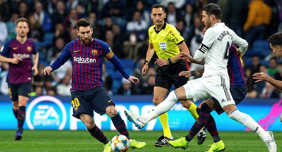 Lionel Messi no brilló ante Real Madrid, pero Barcelona igual clasificó. (Foto: EFE)