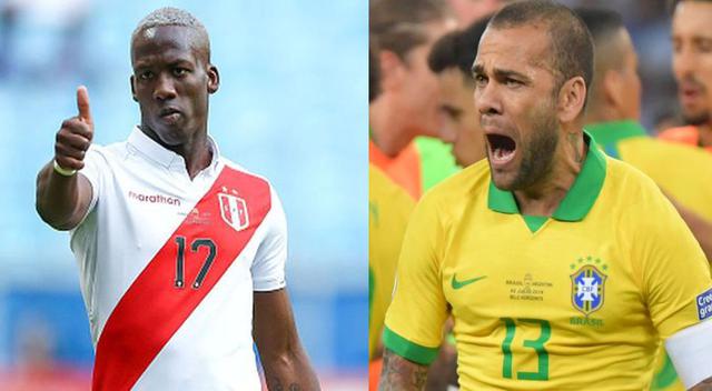 Luis Advíncula y Dani Alves son dos de los laterales mejor valorados de Sudamérica. (Fotos: AFP)