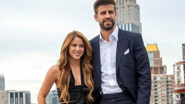 The captain of FC Barcelona and the Colombian singer has 2 children.  (Photo: AFP)