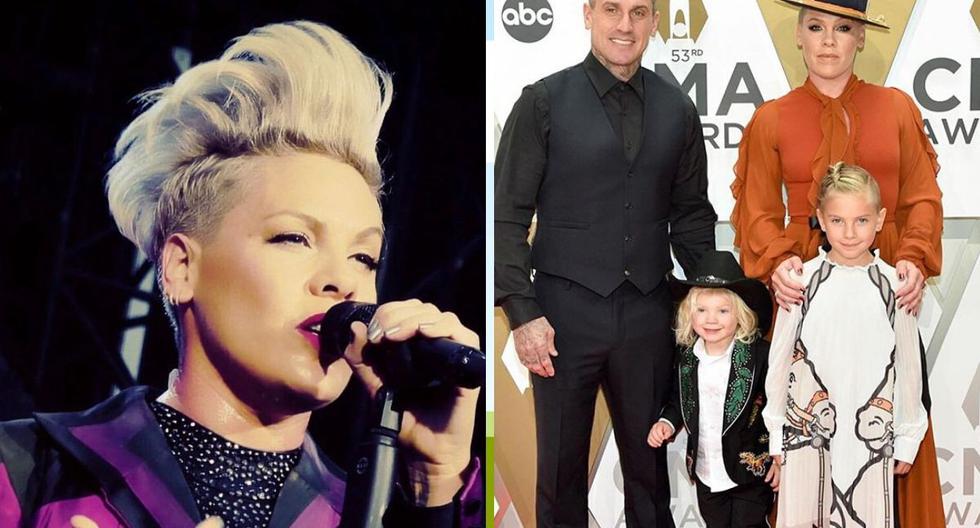 La cantante Pink pasó difíciles momentos con su familia por la pandemia de coronavirus. (@pink).