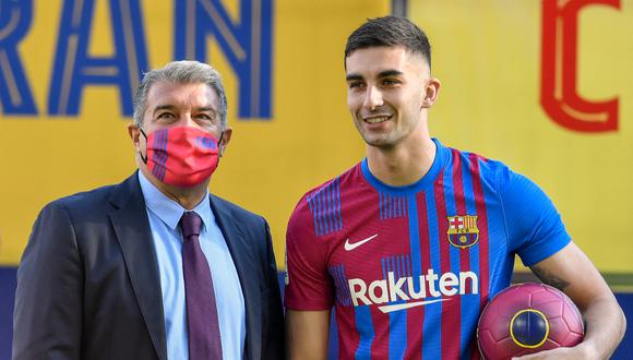 Contratación de Ferrán Torres al Barcelona por 55 millones de euros fue cuestionado por Bordalás. (Foto: AFP)