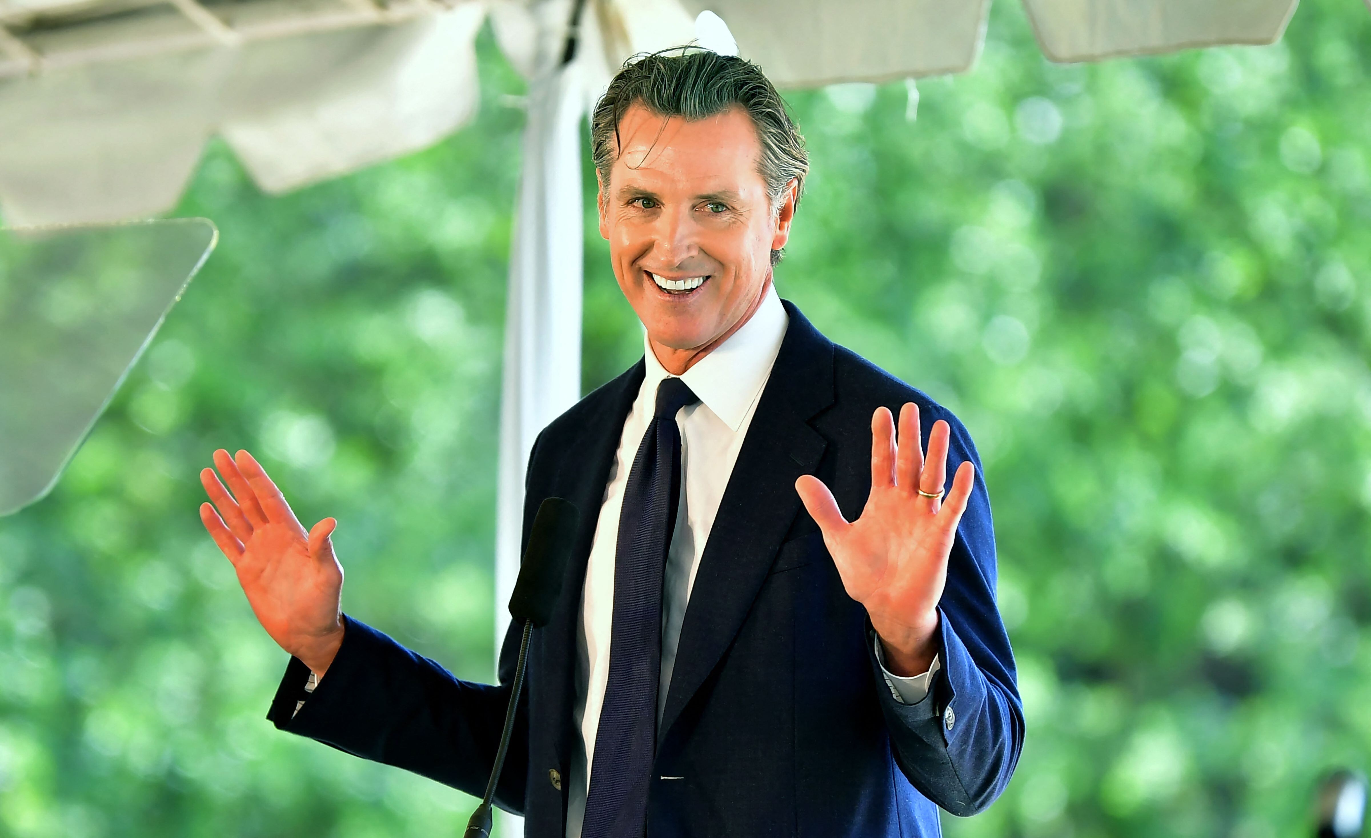Newsom has been governor of California since 2018. (Photo: AFP)