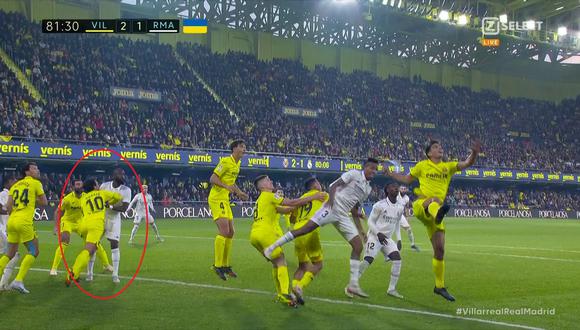 Antonio Rudiger fue agredido por Dani Parejo en el Real Madrid vs. Villarreal.