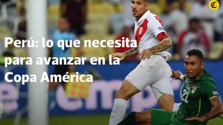 ¿Qué resultados clasifican a Perú a los cuartos de final de la Copa América?