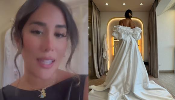 Melissa Paredes se casará con Anthony Paredes: Ya se probó el vestido de novia | Foto: Instagram