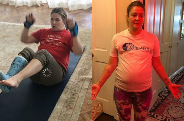 Instagram: Drew Barrymore compartió imágenes de su radical pérdida de peso