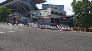 De nunca acabar: Decomisaron pancartas en contra de Roman Zozulya previo al Rayo-Albacete