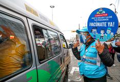 Callao: promueven vacunación contra el COVID-19 entre taxistas, choferes y cobradores de transporte público