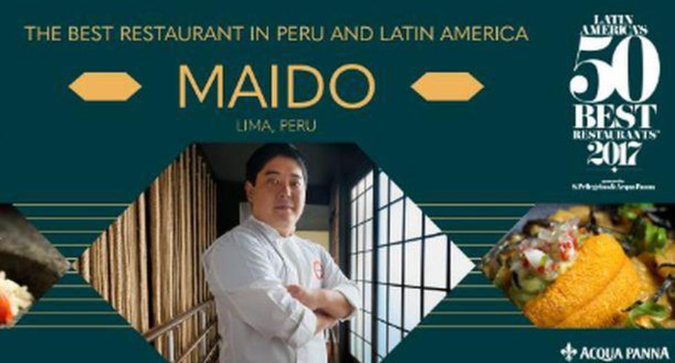 Maido elegido como el mejor restaurante de la región. (Foto: Twitter @TheWorlds50Best)