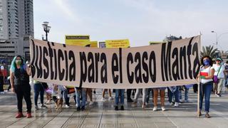 Caso Manta: mujeres realizaron performance para reclamar memoria histórica y justicia