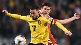 Bélgica derrotó 3-1 a Rusia con doblete de Hazard por las eliminatorias para la Eurocopa 2020 | VIDEO