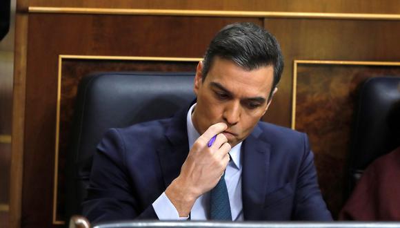 Pedro Sánchez no logra la mayoría necesaria en el Congreso de España para su investidura como presidente del gobierno. (EFE/Mariscal).