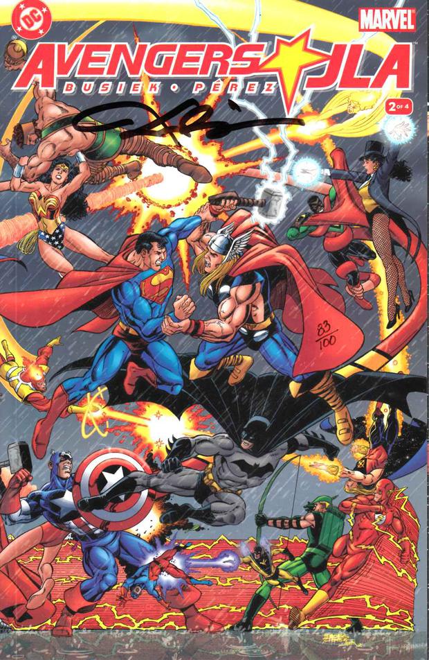 "Avengers / JLA", the latest crossover between Marvel and DC.  (Photo: Marvel Comics / DC Comics)