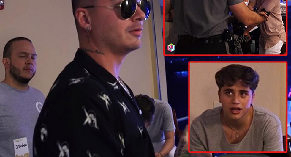 J Balvin protagonizó \"discusión\" con youtubers en su camerino. ¡Mira el video! (Foto: Captura YouTube)