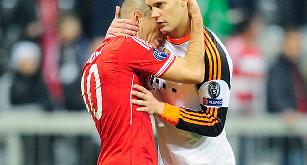 Arjen Robben opinó que Manuel Neuer merecería ganar el Balón de Oro. (Foto: Getty Images)