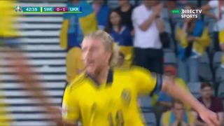Suecia vs. Ucrania: Emil Forsberg consiguió el 1-1 para el conjunto sueco | VIDEO