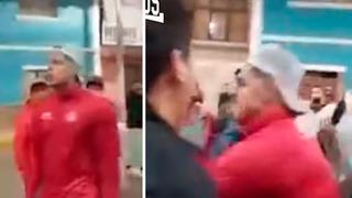 Hansell Riojas agredió a hincha a las afueras de la concentración de Cienciano | VIDEO