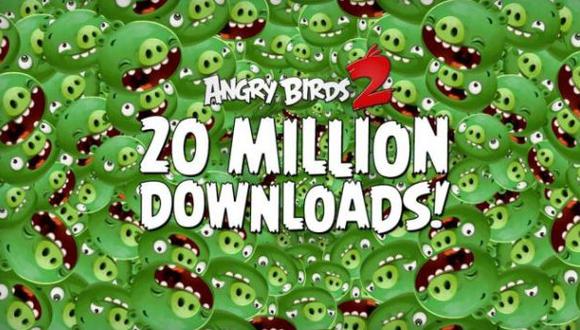 Angry Birds 2 superó los 20 millones de descargas