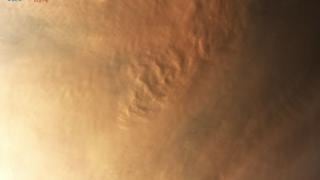 Nave espacial china capta una enorme tormenta de polvo en Marte