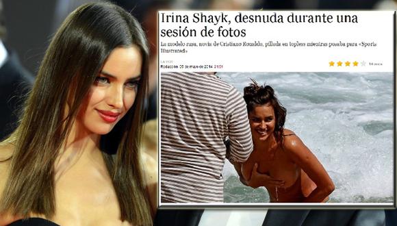 Irina Shayk se desnuda para producción de Sports Illustrated