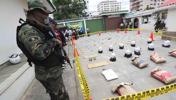 Decomisan más de tonelada y media de drogas en Bolivia. (Foto: EFE)