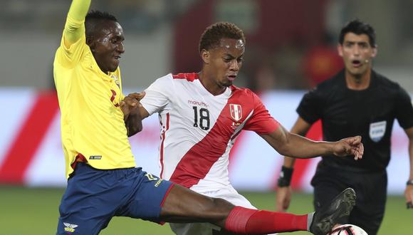 Perú mostró muchas limitaciones para generar peligro en campo rival y sufrió con la velocidad de los atacantes ecuatorianos. El resultado fue 2-0 para la visita. (Foto: AP)