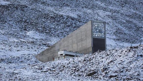 El almacén de semillas global, enclavado en una montaña, rara vez se puede visitar. Foto: Getty images, vía BBC Mundo