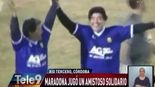 Maradona regaló estos lujos a los 53 años en partido benéfico