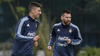 Argentina entrenó con Messi para enfrentar a Perú
