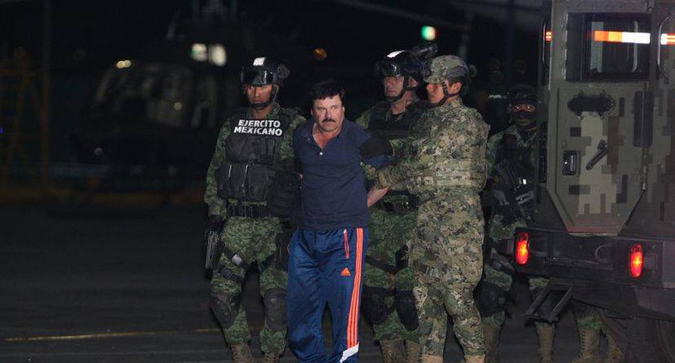 Un día como hoy pero en 2014, Joaquín "El Chapo " Guzmán, el principal capo del narcotráfico, es detenido en México. (Foto: EFE)