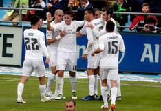 Real Madrid goleó al Getafe y se acerca a la punta de la Liga BBVA