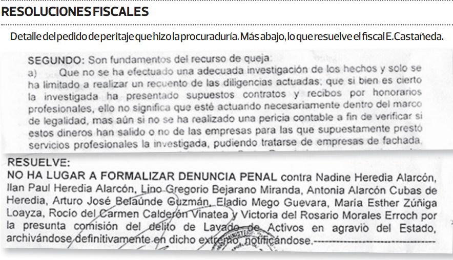 Nadine Heredia: fiscal archivó investigación sin hacer peritaje - 3