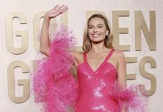 Globos de Oro: Margot Robbie llego a la gala vestida como Barbie