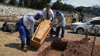 Brasil roza las 187.000 muertes y los 7,3 millones de casos de coronavirus 