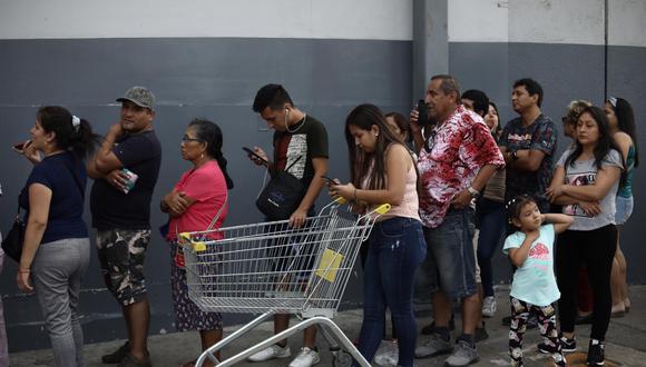 Supermercados en el Perú acatan desde el miércoles 18 de marzo nuevos horarios. (Foto: GEC)