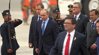 Vladimir Putin arribó al Perú para participar en cumbre APEC