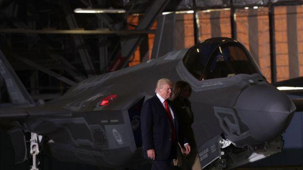 Trump dijo un mes antes de asumir como presidente que el costo del F-35 estaba fuera de control.