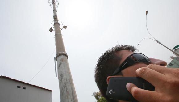 Sin antenas de telefonía no hay servicio, calidad ni velocidad, señaló AFIN. (Foto: Miguel Bellido / GEC)