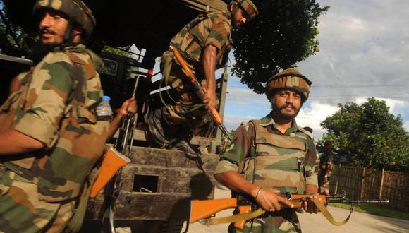 Cuatro días después de la muerte de unas 41 personas por un atentado suicida en Cachemira, un grupo de militares fue abatido durante un enfrentamiento con rebeldes. (Referencial AFP)
