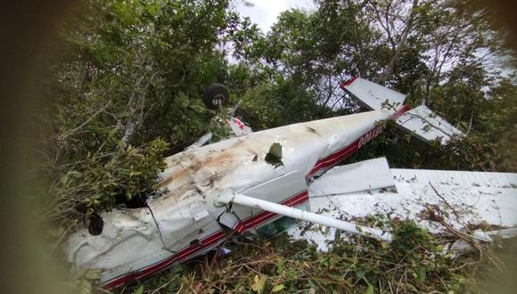 Una avioneta civil sufrió una caída en el aeródromo del distrito de Jeberos. (Foto: Andina)