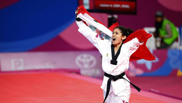 Angélica Espinoza se coronó bicampeona tras ganar la presea de oro en parataekwondo en los Juegos Parapanamericanos 2023. (Foto: Agencias)