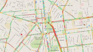 Así está congestión vehicular en Lima por obras [MAPA EN VIVO]