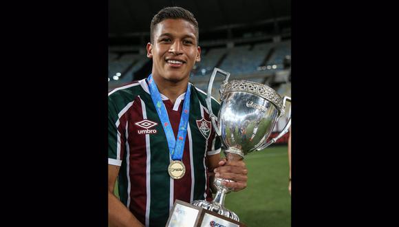 Fernando Pacheco se coronó campeón de la Taça Rio con Fluminense | Foto: @fernandorivas_99