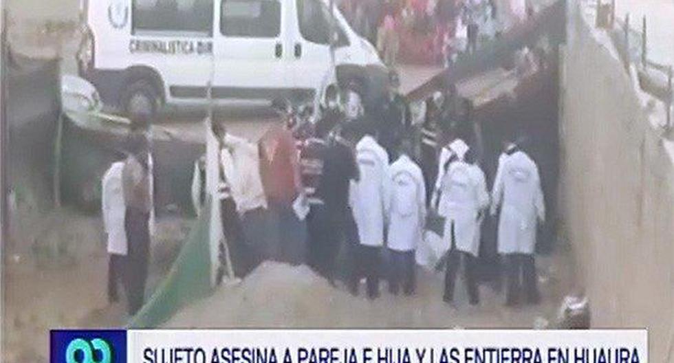 Perú. Sujeto asesinó a su esposa e hija de 5 años y las enterró en Huaura. (Foto: 90 segundos matinal)